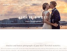 Tablet Screenshot of alexissweetphotography.com